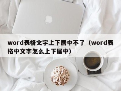 台州word表格文字上下居中不了（word表格中文字怎么上下居中）